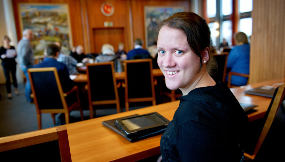 TATT MED PÅ RÅD: Christina Beck Jørgensen var i mange år ungdomsrepresentant i LO-sekretariatet. – Jeg ble alltid sett og hørt, sier hun. Her fra sekretariatsalen i 2014. TATT MED PÅ RÅD: Christina Beck Jørgensen var i mange år ungdomsrepresentant i LO-sekretariatet. – Jeg ble alltid sett og hørt, sier hun. Her fra sekretariatsalen i 2014.