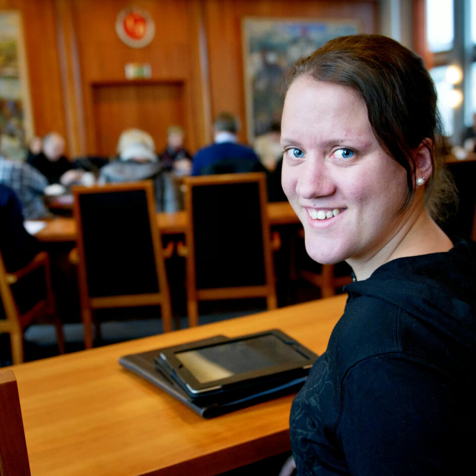 TATT MED PÅ RÅD: Christina Beck Jørgensen var i mange år ungdomsrepresentant i LO-sekretariatet. – Jeg ble alltid sett og hørt, sier hun. Her fra sekretariatsalen i 2014. TATT MED PÅ RÅD: Christina Beck Jørgensen var i mange år ungdomsrepresentant i LO-sekretariatet. – Jeg ble alltid sett og hørt, sier hun. Her fra sekretariatsalen i 2014.