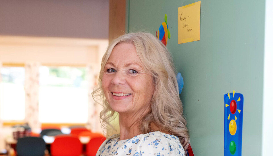 Siv Merethe Nybakk (52) elsker jobben som SFO-leder. Nå vil hun videreutdanne seg i spesialpedagogikk for å kunne ivareta barn, elever og familiene deres slik at hverdagen blir best mulig. Selv har hun ikke egne barn, men to hunder og en samboer. Siv Merethe Nybakk (52) elsker jobben som SFO-leder. Nå vil hun videreutdanne seg i spesialpedagogikk for å kunne ivareta barn, elever og familiene deres slik at hverdagen blir best mulig. Selv har hun ikke egne barn, men to hunder og en samboer.