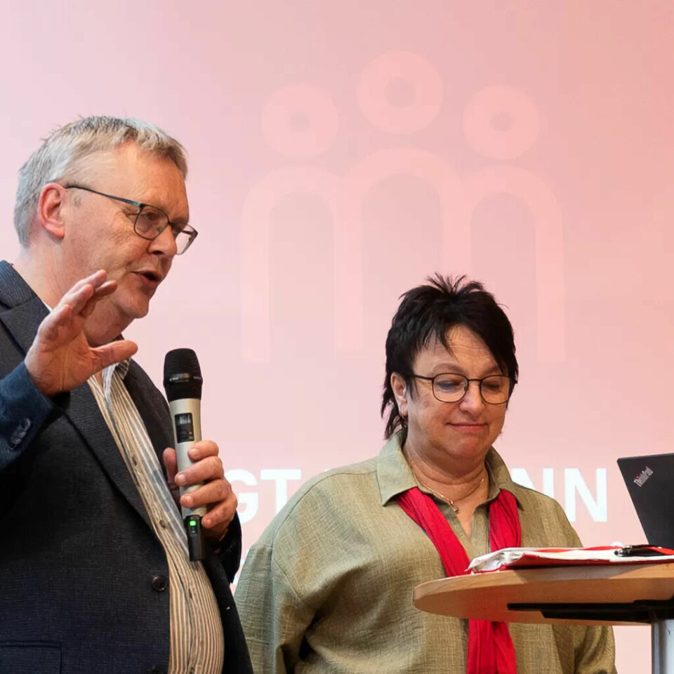 RUSTET: – Våre medlemmer står godt rustet i arbeidet med klima- og miljø, sa nestleder i Fagforbundet Odd Haldgeir Larsen som står sammen med forbundssekretær Hege S. Espe i Fellesforbundet. RUSTET: – Våre medlemmer står godt rustet i arbeidet med klima- og miljø, sa nestleder i Fagforbundet Odd Haldgeir Larsen som står sammen med forbundssekretær Hege S. Espe i Fellesforbundet.