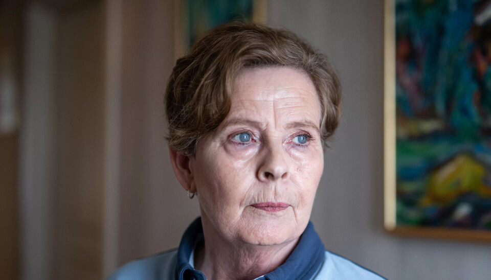 Sølvi Ellingsen har vasket arbeidsklærne sine i 40 år. Sølvi Ellingsen har vasket arbeidsklærne sine i 40 år.