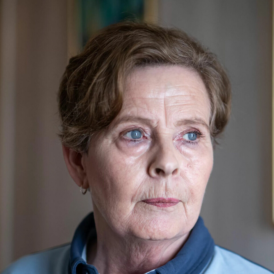 Sølvi Ellingsen har vasket arbeidsklærne sine i 40 år. Sølvi Ellingsen har vasket arbeidsklærne sine i 40 år.