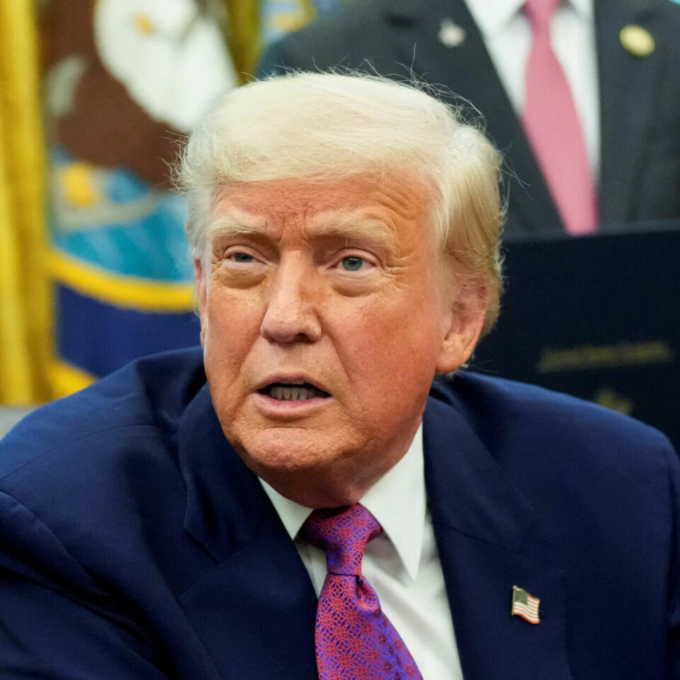 TRØBBEL: USAs president Donald Trump lager trøbbel for Norsk Folkehjelp. TRØBBEL: USAs president Donald Trump lager trøbbel for Norsk Folkehjelp.