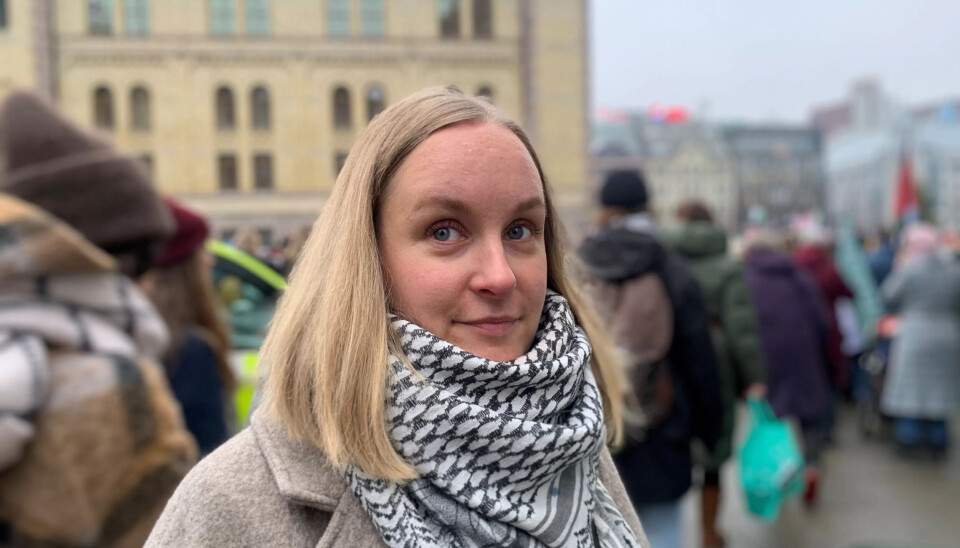 DEMONSTRERTE: Mari Røsjø var blant dem som demonstrerte tidligere i år for fremtiden av Oslo Nye Teater. DEMONSTRERTE: Mari Røsjø var blant dem som demonstrerte tidligere i år for fremtiden av Oslo Nye Teater.