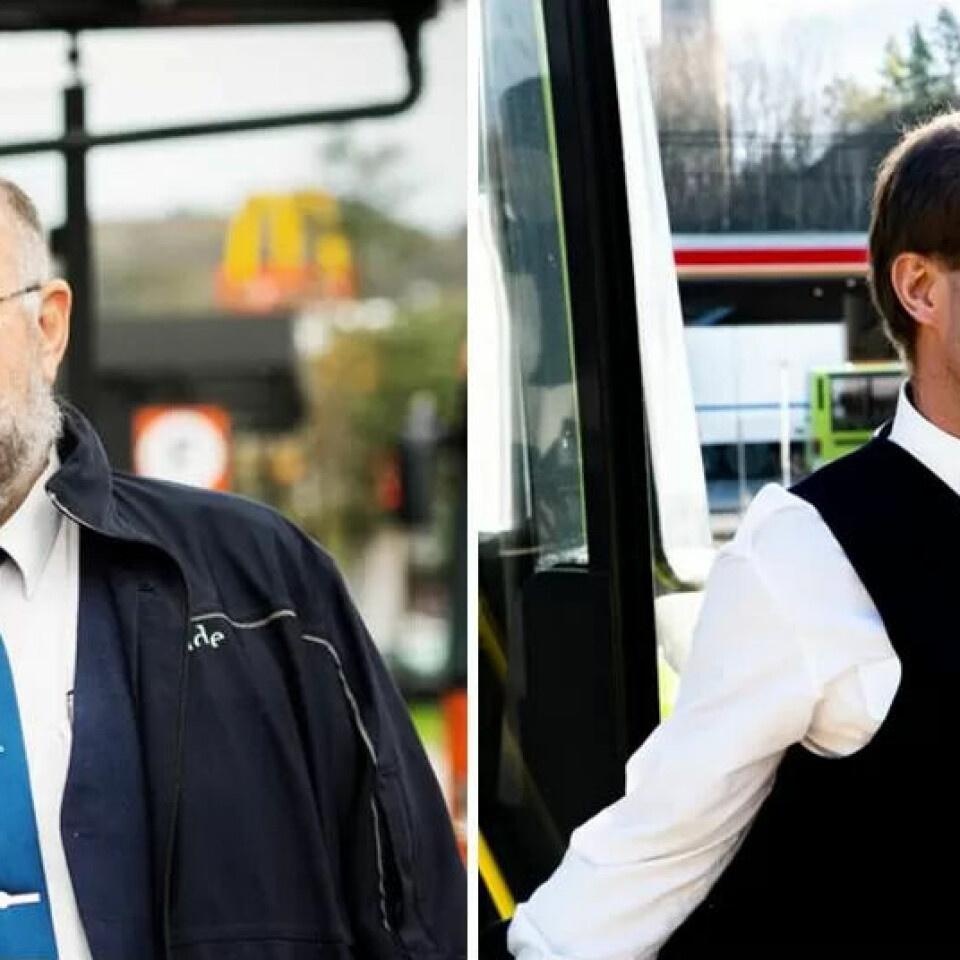 Bussjåfør Ørjan Takle tvilte seg til et ja. Kollega Øyvind Selnes stemte nei. Bussjåfør Ørjan Takle tvilte seg til et ja. Kollega Øyvind Selnes stemte nei.