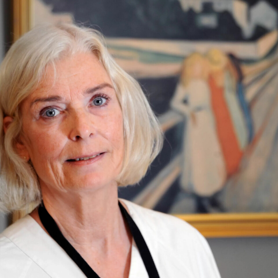 SNAKK OM KUNST: – Det letter samtalen når vi går rundt i korridoren og kan se på og snakke om bildene på veggen, mener Anne Louise Seime. SNAKK OM KUNST: – Det letter samtalen når vi går rundt i korridoren og kan se på og snakke om bildene på veggen, mener Anne Louise Seime.