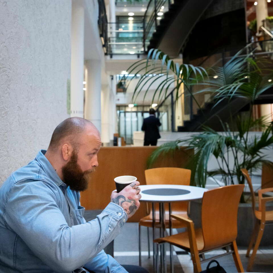 TØFT: Det har vært veldig tøft, forteller Mats Rolfsen. TØFT: Det har vært veldig tøft, forteller Mats Rolfsen.