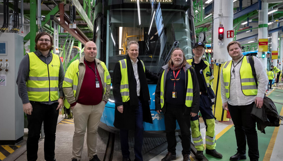 TREFF: OSA-ledelsen ved Sores Yuzer, Thomas Stave, samferdselsminister Jon-Ivar Nygård, Ola Floberg, Harald Jeppesen og statssekretær Jakob Vorren TREFF: OSA-ledelsen ved Sores Yuzer, Thomas Stave, samferdselsminister Jon-Ivar Nygård, Ola Floberg, Harald Jeppesen og statssekretær Jakob Vorren