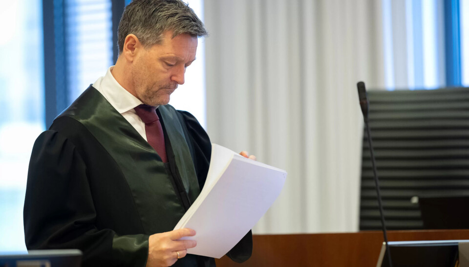 STEILET: Jeg måtte klype meg i armen over begrunnelsen i tingrettsdommen, sa Kjetil Edvardsen i sin innledningsprosedyre. Her fra Oslo tingrett. STEILET: Jeg måtte klype meg i armen over begrunnelsen i tingrettsdommen, sa Kjetil Edvardsen i sin innledningsprosedyre. Her fra Oslo tingrett.