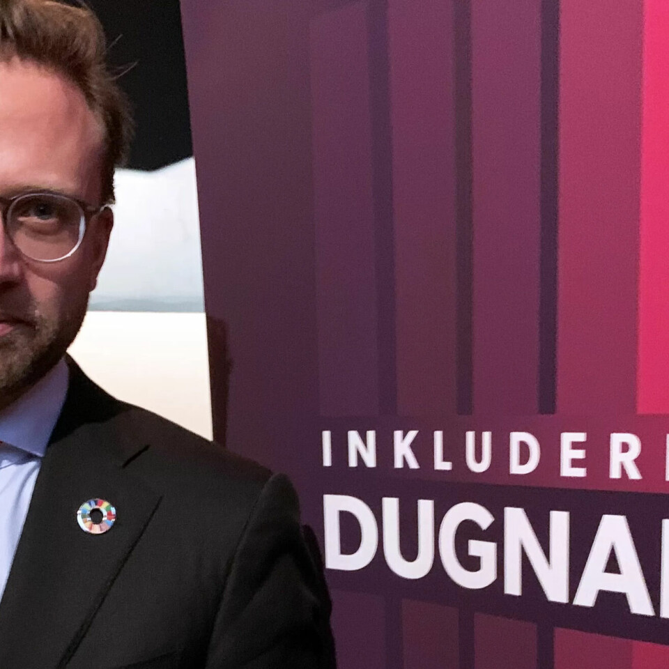 GIR STATEN STRYK: Kun Arbeids- og sosialdepartementet nærmer seg målet om inkludering. – Herfra kan det bare gå oppover, sier Kommunal – og moderniseringsminister Nikolai Astrup (H). GIR STATEN STRYK: Kun Arbeids- og sosialdepartementet nærmer seg målet om inkludering. – Herfra kan det bare gå oppover, sier Kommunal – og moderniseringsminister Nikolai Astrup (H).