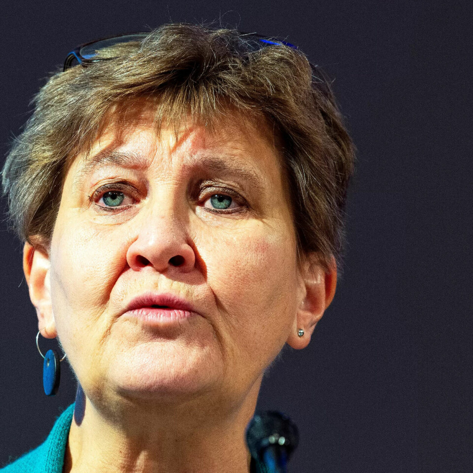 Leder Mette Nord i Fagforbundet. Leder Mette Nord i Fagforbundet.