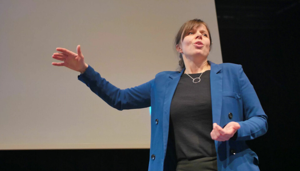 SKATTEPARADIS: Sigrid Klæboe Jacobsen leder organisasjonen Tax Justice Network Norge. Under foredraget på Fagforbundets og NTLs Svart økonomikonferanse 2020 tok Klæboe Jacobsen til orde for mer innsyn i pengeoverføringer ut av landet og nye lover som hindrer skatteunndragelse. SKATTEPARADIS: Sigrid Klæboe Jacobsen leder organisasjonen Tax Justice Network Norge. Under foredraget på Fagforbundets og NTLs Svart økonomikonferanse 2020 tok Klæboe Jacobsen til orde for mer innsyn i pengeoverføringer ut av landet og nye lover som hindrer skatteunndragelse.