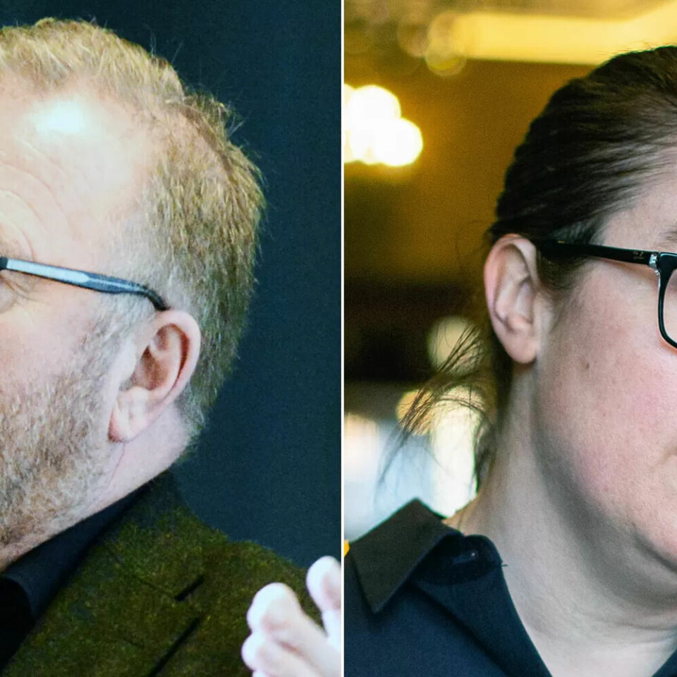 PROTESTERER: Miljøorganisasjonene må med i diskusjonene om rettferdig omstilling, krever forbundslederne Jan Olav Andersen (EL og IT Forbundet) og Kjersti Barsok (Norsk Tjenestemannslag). PROTESTERER: Miljøorganisasjonene må med i diskusjonene om rettferdig omstilling, krever forbundslederne Jan Olav Andersen (EL og IT Forbundet) og Kjersti Barsok (Norsk Tjenestemannslag).