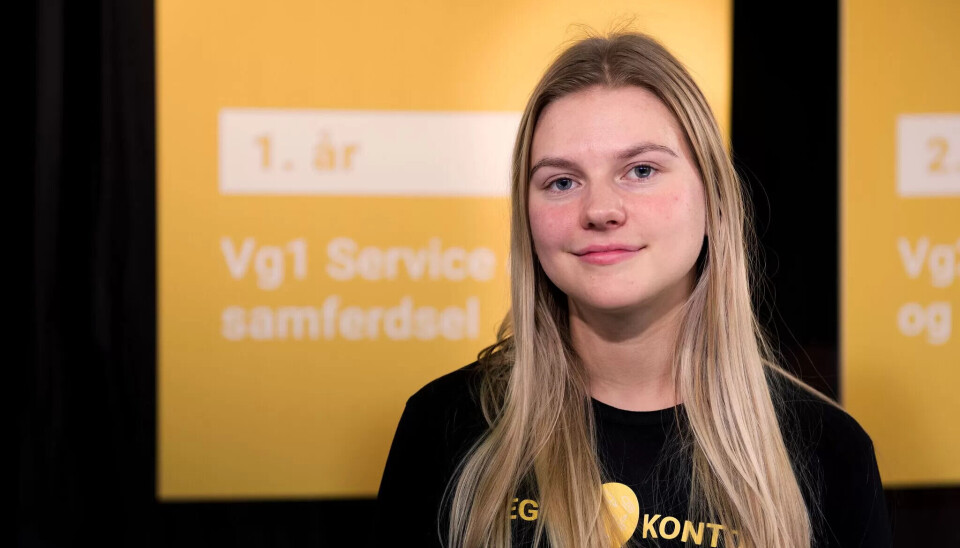 TOPPELEV: Ann-Kristin Birkelund forteller at kameratene på ungdomsskolen reagerte med 'hæ? Går du yrkesfag?' da hun sa hvilken linje hun gikk. TOPPELEV: Ann-Kristin Birkelund forteller at kameratene på ungdomsskolen reagerte med 'hæ? Går du yrkesfag?' da hun sa hvilken linje hun gikk.