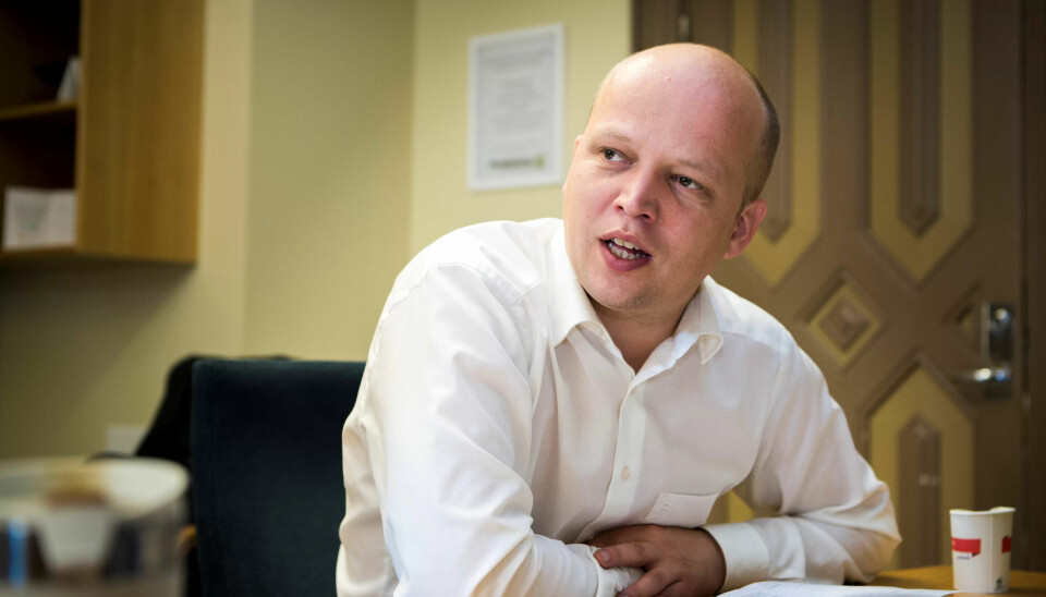NEI ER JA: – Vårt nei er et ja til noe bedre, sier senterpartileder Trygve Slagsvold Vedum. NEI ER JA: – Vårt nei er et ja til noe bedre, sier senterpartileder Trygve Slagsvold Vedum.