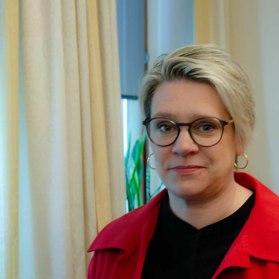 SER VANSKER: Daværende statsråd Marte Mjøs Persen. SER VANSKER: Daværende statsråd Marte Mjøs Persen.