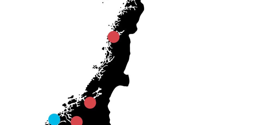 Slik fant vi tallene Kartet viser tyve kommuner som i lang tid hatt et politisk styre med klart flertall til venstre eller høyre.