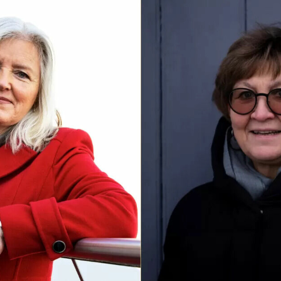 Forbundslederne Mette Johnsen Walker (t.v) og Mette Nord ser forskjellig på resultatet i KS-området. Mens den ene velger streik, hyller den andre profilen på oppgjøret. Forbundslederne Mette Johnsen Walker (t.v) og Mette Nord ser forskjellig på resultatet i KS-området. Mens den ene velger streik, hyller den andre profilen på oppgjøret.