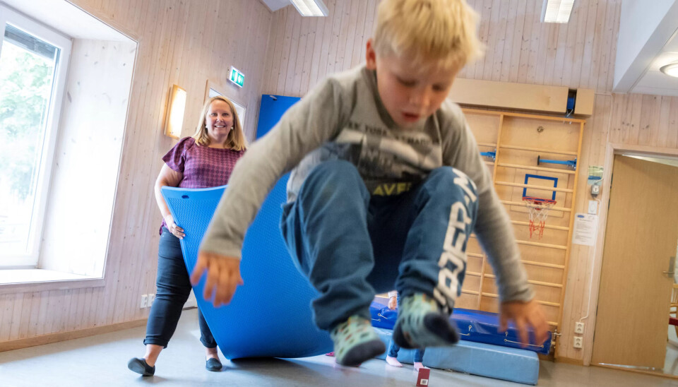 EGET LEKEROM: Hilde bruker sin nye spesialkompetanse på hele barnegruppa. EGET LEKEROM: Hilde bruker sin nye spesialkompetanse på hele barnegruppa.
