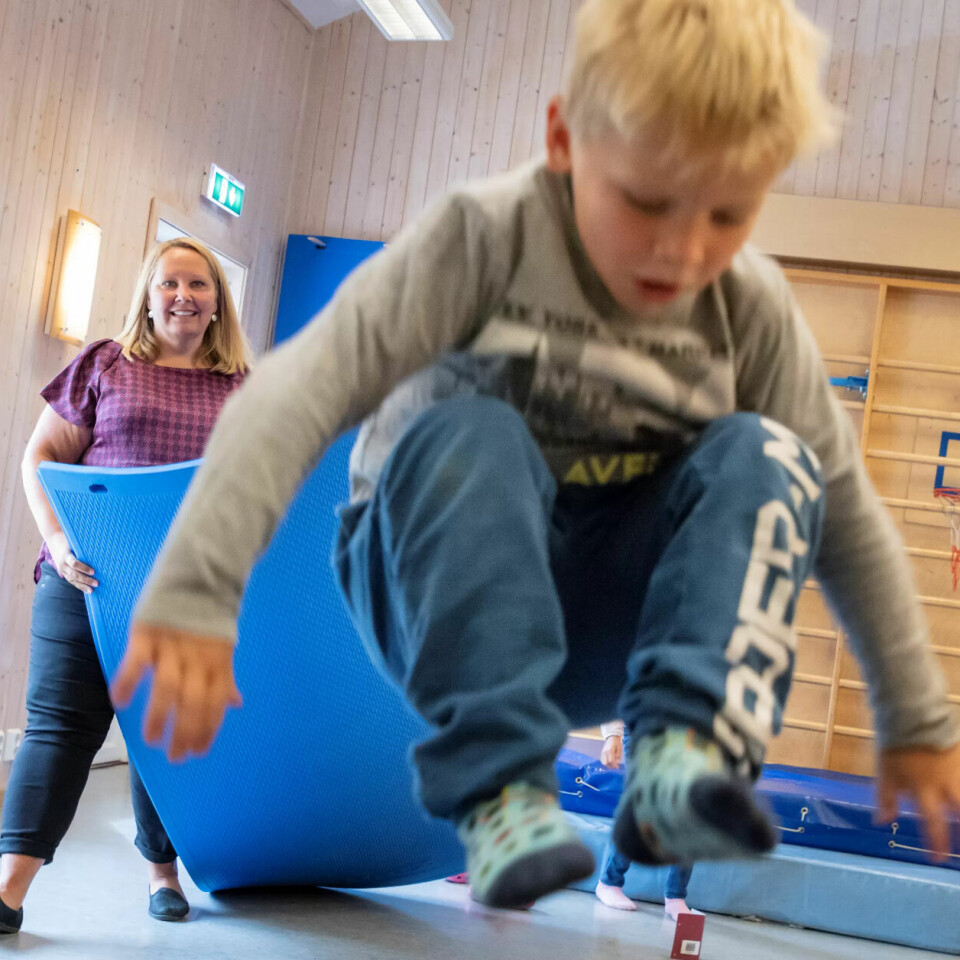 EGET LEKEROM: Hilde bruker sin nye spesialkompetanse på hele barnegruppa. EGET LEKEROM: Hilde bruker sin nye spesialkompetanse på hele barnegruppa.