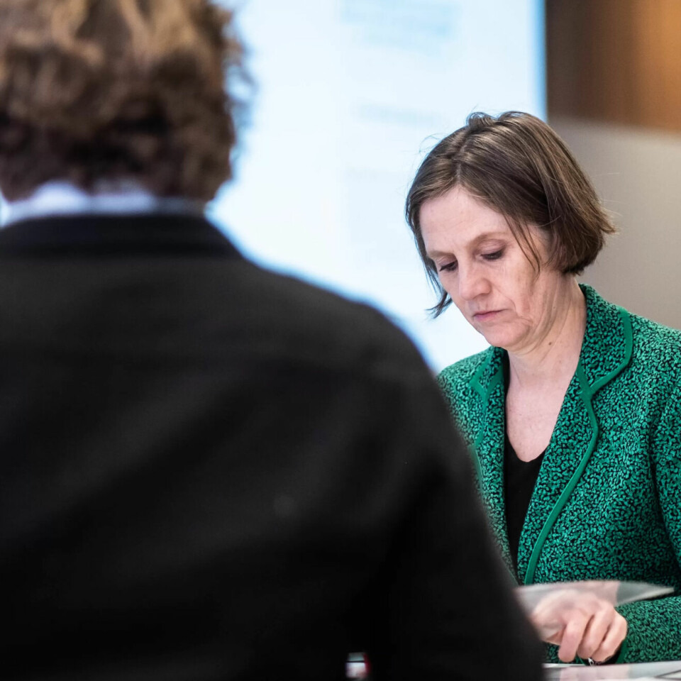 Barne- og familieminister Kjersti Toppe (Sp) under innspillsmøte om turnover i barnevernet. Barne- og familieminister Kjersti Toppe (Sp) under innspillsmøte om turnover i barnevernet.