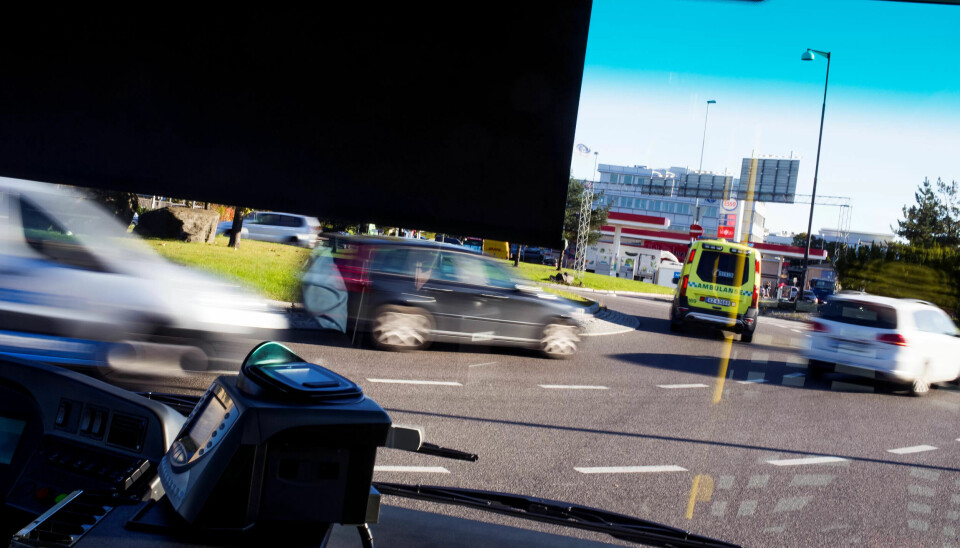 RUSH: Blinke inn, blinke ut. Oslo sentrum i rushtrafikken krever rolige og konsentrerte sjåfører. RUSH: Blinke inn, blinke ut. Oslo sentrum i rushtrafikken krever rolige og konsentrerte sjåfører.
