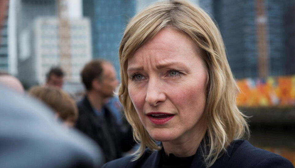 TRYGG: - Når vi overleverer et nytt hjem, så vil jeg vil kunne si at de som bygde hadde gode arbeidsvilkår, sier eldre- og helsebyråd Inga Marte Thorkildsen. TRYGG: - Når vi overleverer et nytt hjem, så vil jeg vil kunne si at de som bygde hadde gode arbeidsvilkår, sier eldre- og helsebyråd Inga Marte Thorkildsen.
