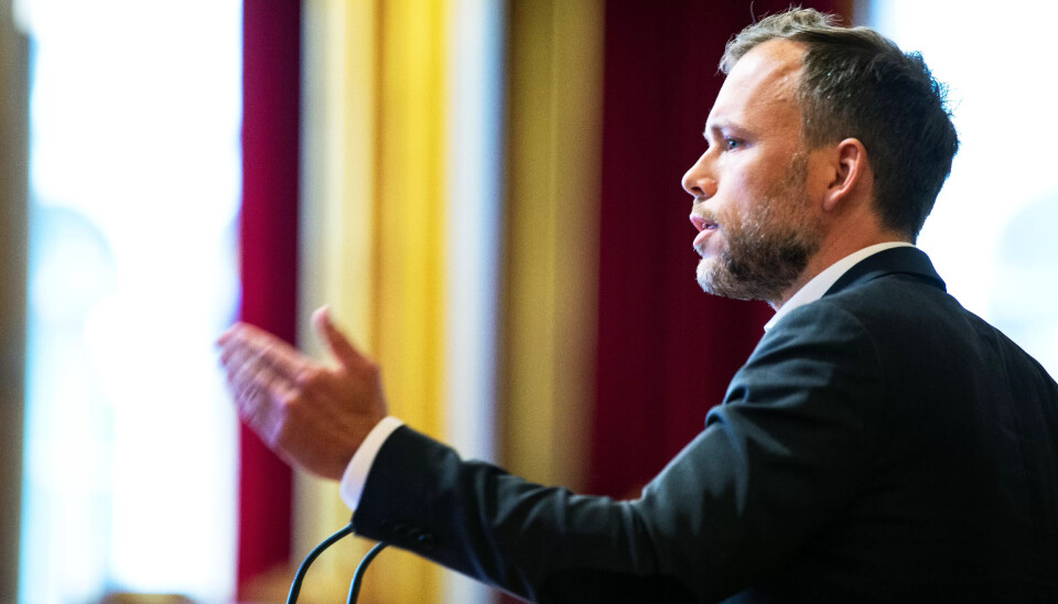 Audun Lysbakken, SV-leder. Audun Lysbakken, SV-leder.