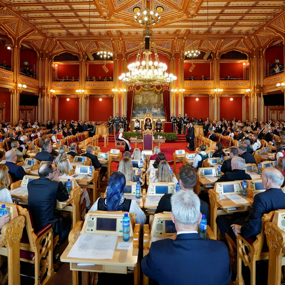 3. oktober er den høytidelige åpninga av neste sesjon i Stortinget. Her fra åpninga i fjor. 3. oktober er den høytidelige åpninga av neste sesjon i Stortinget. Her fra åpninga i fjor.