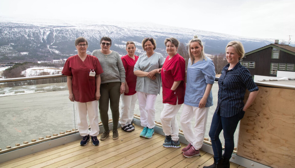 FJELLKOMMUNE: Større stillinger er viktig for rekrutteringen mener Ruth Borgny Karlsen, Berit Kleiven, Tove Gundersen, Malin Elisabeth Moen, Ann Sillibakken Riise, Elin Bankhol og Silje Bjørnvolden FJELLKOMMUNE: Større stillinger er viktig for rekrutteringen mener Ruth Borgny Karlsen, Berit Kleiven, Tove Gundersen, Malin Elisabeth Moen, Ann Sillibakken Riise, Elin Bankhol og Silje Bjørnvolden