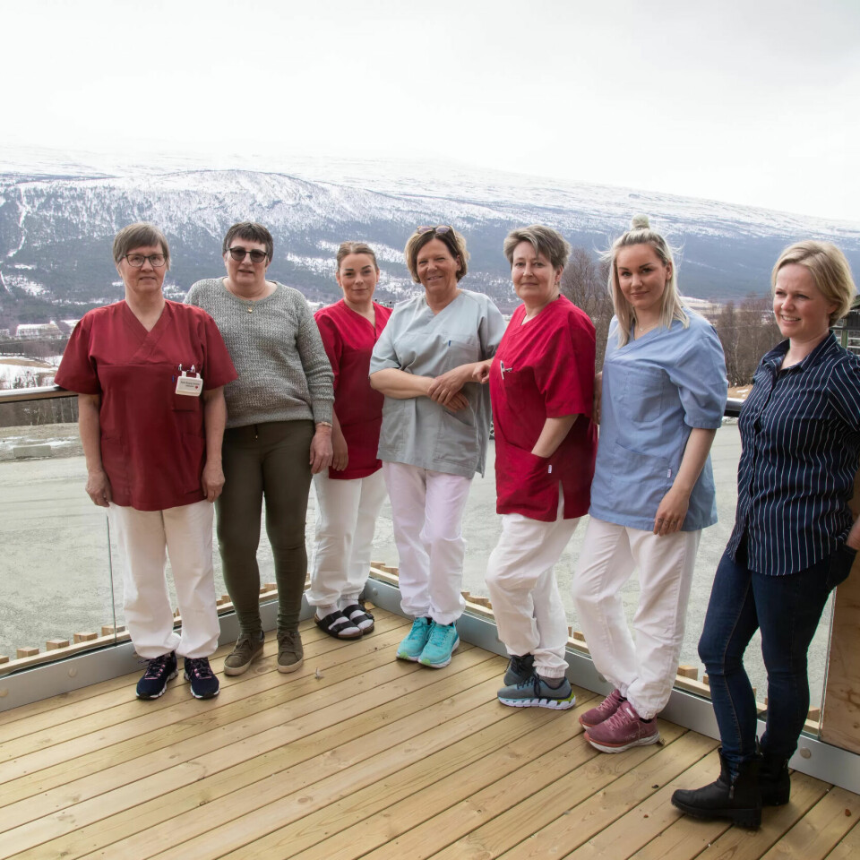 FJELLKOMMUNE: Større stillinger er viktig for rekrutteringen mener Ruth Borgny Karlsen, Berit Kleiven, Tove Gundersen, Malin Elisabeth Moen, Ann Sillibakken Riise, Elin Bankhol og Silje Bjørnvolden FJELLKOMMUNE: Større stillinger er viktig for rekrutteringen mener Ruth Borgny Karlsen, Berit Kleiven, Tove Gundersen, Malin Elisabeth Moen, Ann Sillibakken Riise, Elin Bankhol og Silje Bjørnvolden