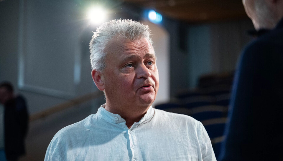 TALER FOR SIN MODELL: – Jeg mener Fafo-rapporten viser at våre forslag tåler møtet med virkeligheten, sa Fellesforbundets leder Jørn Eggum da Fafo-rapporten ble presentert. TALER FOR SIN MODELL: – Jeg mener Fafo-rapporten viser at våre forslag tåler møtet med virkeligheten, sa Fellesforbundets leder Jørn Eggum da Fafo-rapporten ble presentert.