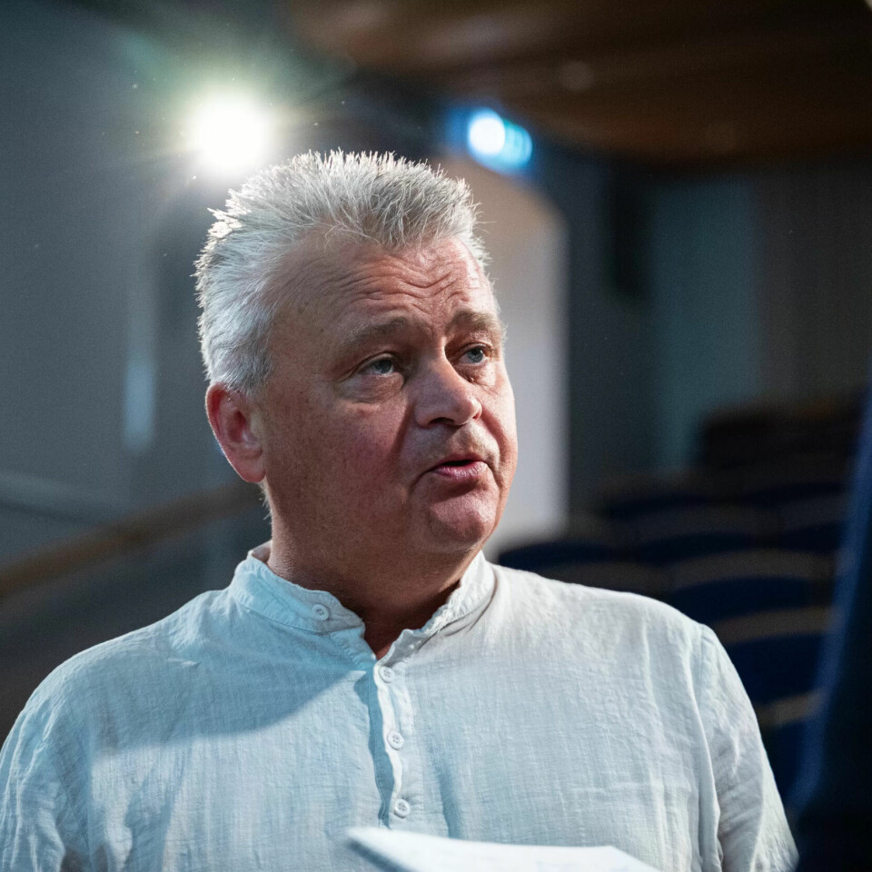 TALER FOR SIN MODELL: – Jeg mener Fafo-rapporten viser at våre forslag tåler møtet med virkeligheten, sa Fellesforbundets leder Jørn Eggum da Fafo-rapporten ble presentert. TALER FOR SIN MODELL: – Jeg mener Fafo-rapporten viser at våre forslag tåler møtet med virkeligheten, sa Fellesforbundets leder Jørn Eggum da Fafo-rapporten ble presentert.