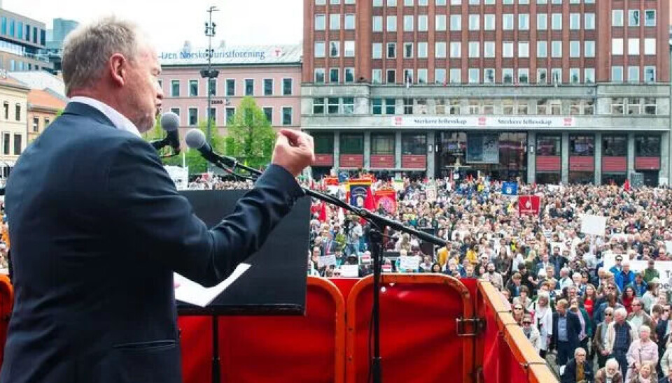 I 2019 var talerne på Youngstorget , blant dem byrådsleder Raymond Johansen (Ap), samstemte i budskapet om «Nei til profitt på velferd». I år markeres dagen på andre måter. I 2019 var talerne på Youngstorget , blant dem byrådsleder Raymond Johansen (Ap), samstemte i budskapet om «Nei til profitt på velferd». I år markeres dagen på andre måter.