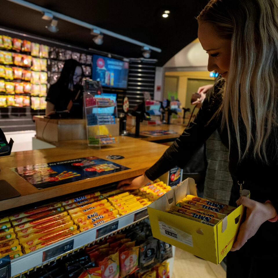 Presisjon er viktig når sjokoladen skal på plass i hylla. Presisjon er viktig når sjokoladen skal på plass i hylla.