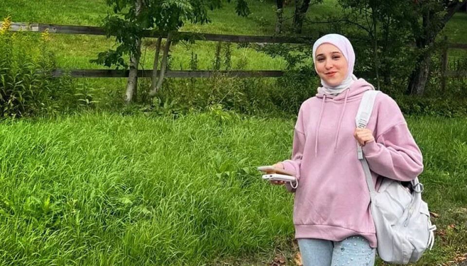 I NORGE: Dima er glad for at hun er i gang med studier igjen. Samtidig er hun bekymret for situasjonen på Gaza. I NORGE: Dima er glad for at hun er i gang med studier igjen. Samtidig er hun bekymret for situasjonen på Gaza.