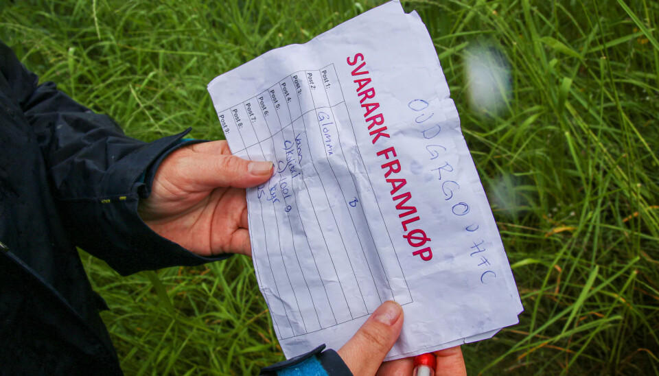 REBUSLØP: Framfylkingen arrangerte rebusløp med spørsmål for alle i sprutregn. Premien var godteri til alle på kvelden. REBUSLØP: Framfylkingen arrangerte rebusløp med spørsmål for alle i sprutregn. Premien var godteri til alle på kvelden.