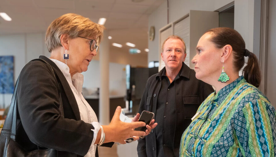 Tirsdag orienterte Kelly Flynn Fagforbundets forbundsstyret, med blant andre forbundsleder Mette Nord og AU-medlem Svend Morten Voldsrud, om situasjonen i Gaza. Tirsdag orienterte Kelly Flynn Fagforbundets forbundsstyret, med blant andre forbundsleder Mette Nord og AU-medlem Svend Morten Voldsrud, om situasjonen i Gaza.