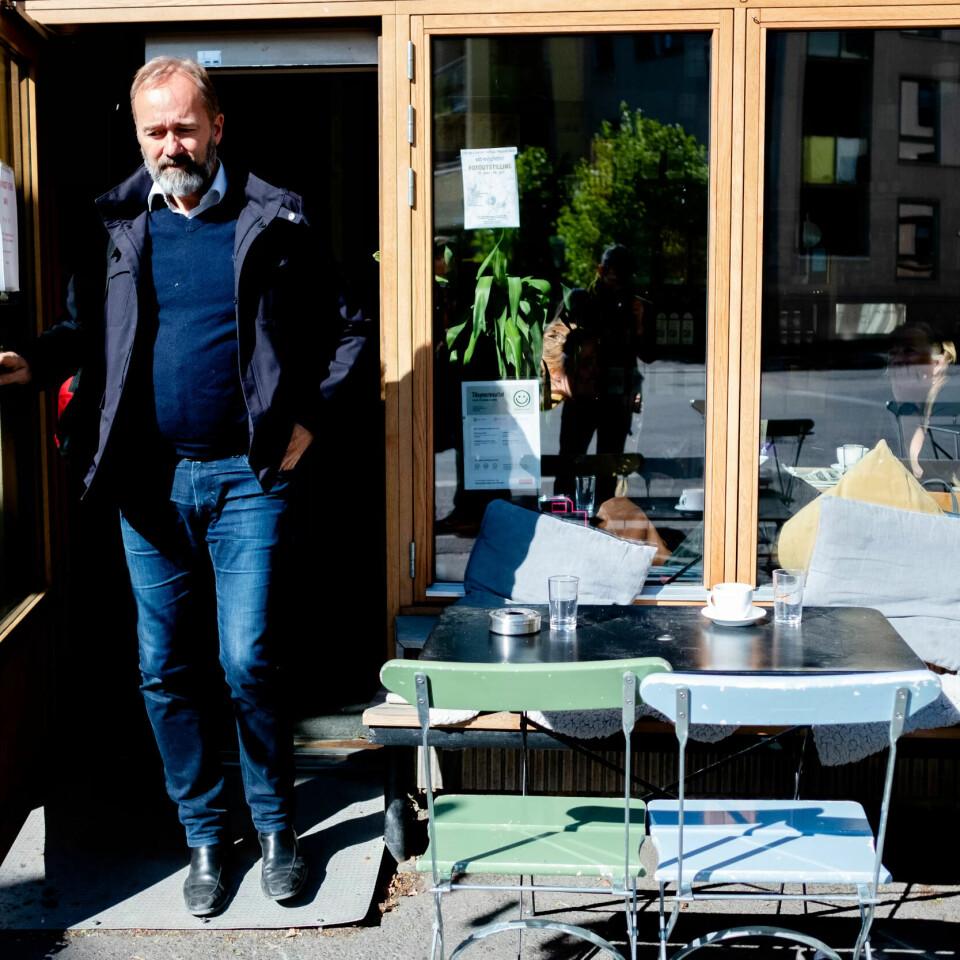 Fagbladet møter Trond Giske på kafé Vespa og Humla på Grünerløkka i Oslo. Fagbladet møter Trond Giske på kafé Vespa og Humla på Grünerløkka i Oslo.