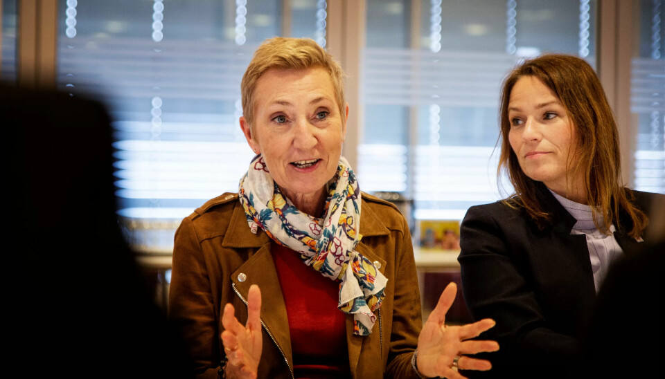 SAMORDNET: LO leder forhandlingene med Virke. Det er totalt 18 tariffavtaler med sju LO-forbund som skal forhandles. Til høyre: HK-leder Trine Lise Sundnes. SAMORDNET: LO leder forhandlingene med Virke. Det er totalt 18 tariffavtaler med sju LO-forbund som skal forhandles. Til høyre: HK-leder Trine Lise Sundnes.