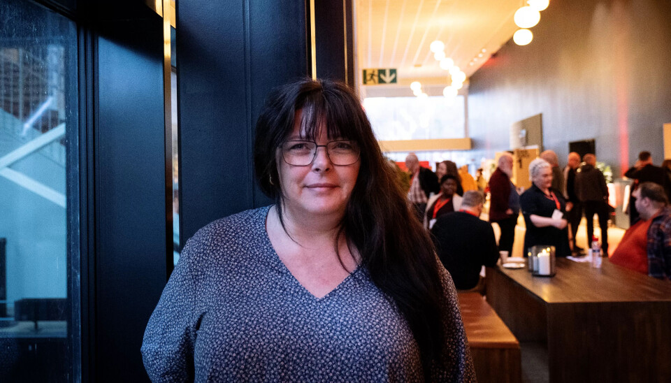 Hilde Lill Vaslag, renholder i Skaun kommune. Hilde Lill Vaslag, renholder i Skaun kommune.