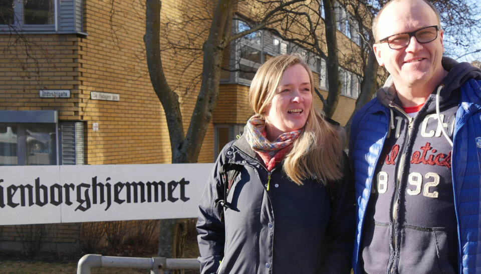 TILBAKE: 2. nestleder i Fagforbundet Anna Elisabeth Uran og leder av Oslo Ap Frode Jacobsen står foran Uranienborg sykehjem som har vært drevet at Aleris og skal drives av kommunen igjen sommeren 2019. Ap og Fagforbundet i Oslo står skulder til skulder og har et faglig politisk samarbeid. TILBAKE: 2. nestleder i Fagforbundet Anna Elisabeth Uran og leder av Oslo Ap Frode Jacobsen står foran Uranienborg sykehjem som har vært drevet at Aleris og skal drives av kommunen igjen sommeren 2019. Ap og Fagforbundet i Oslo står skulder til skulder og har et faglig politisk samarbeid.