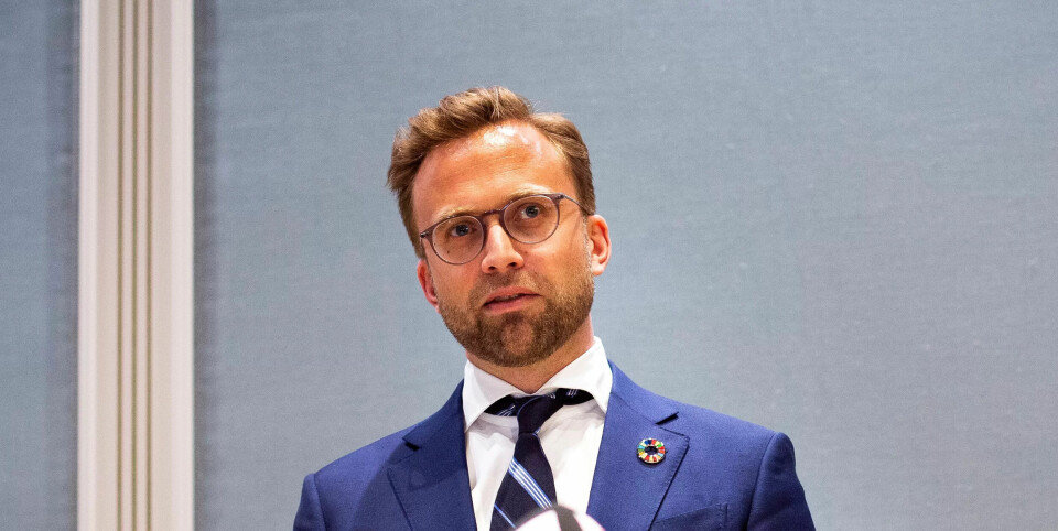 Nikolai Astrup (H) la i dag fram Kommunal- og moderniseringsdepartementets budsjettforslag for 2022. Nikolai Astrup (H) la i dag fram Kommunal- og moderniseringsdepartementets budsjettforslag for 2022.