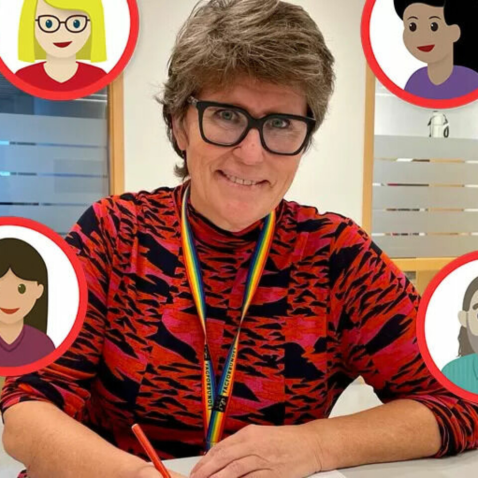TURNUSGURU: Spesialrådgjevar i Fagforbundet Siv Karin Kjøllmoen har laga turnusen for dei nye chatbottane som kjem innan nokre veker på fagforbundet.no. Bottane har fått heile faste stillinger og går i ein seks-vekers turnus. TURNUSGURU: Spesialrådgjevar i Fagforbundet Siv Karin Kjøllmoen har laga turnusen for dei nye chatbottane som kjem innan nokre veker på fagforbundet.no. Bottane har fått heile faste stillinger og går i ein seks-vekers turnus.