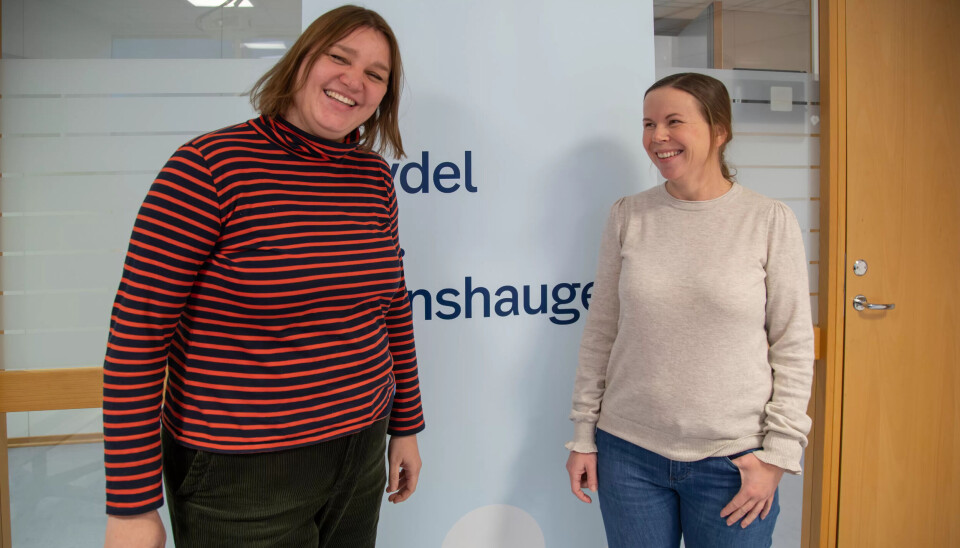 GODE ERFARINGER: Enhetsleder Jenny Kristina Högberg (t.v) og seksjonssjef Anne Kristine Tronhus Olsen GODE ERFARINGER: Enhetsleder Jenny Kristina Högberg (t.v) og seksjonssjef Anne Kristine Tronhus Olsen