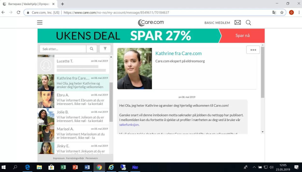 Presentert som Care.com Europes ekspert på eldreomsorg i Norge. Presentert som Care.com Europes ekspert på eldreomsorg i Norge.