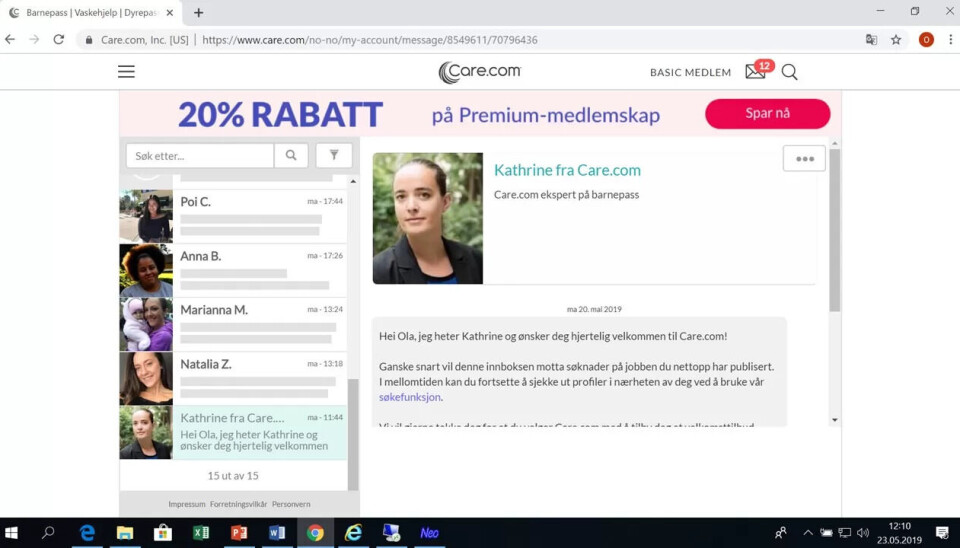Presenteres som Care.com Europes ekspert på barnepass i Norge. Presenteres som Care.com Europes ekspert på barnepass i Norge.