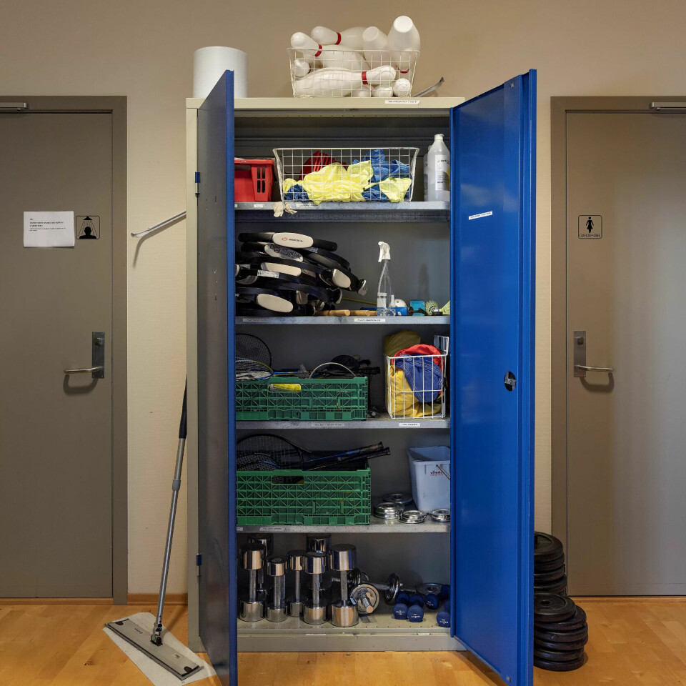 IKKE TRENING: Gymsalen og utstyret brukes for å trene på et bedre forhold til egen kropp. IKKE TRENING: Gymsalen og utstyret brukes for å trene på et bedre forhold til egen kropp.