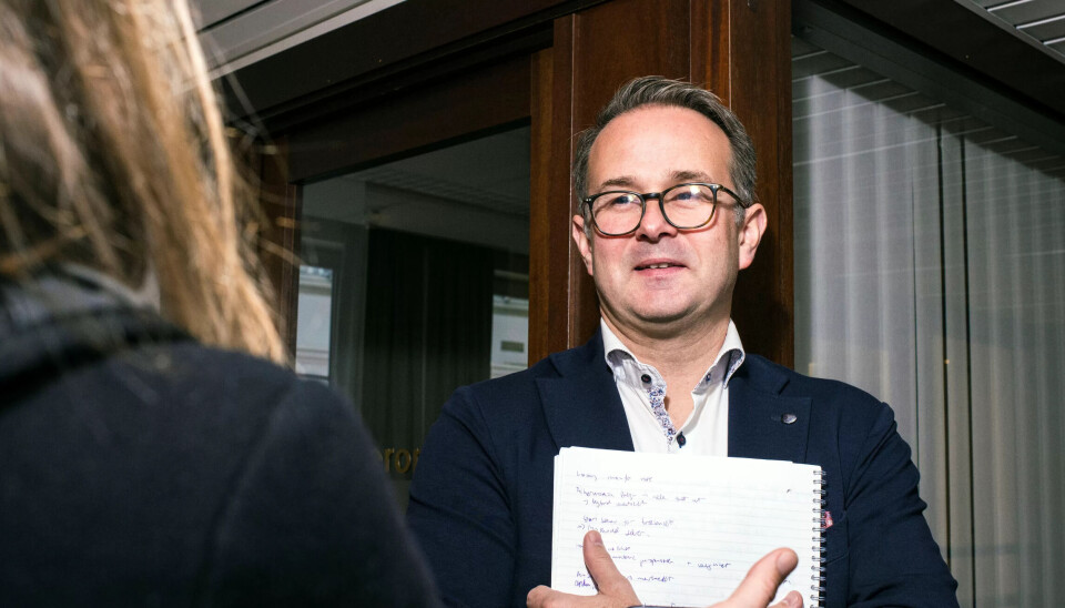 FINNER EN LØSNING: Riksmekler Mats Wilhelm Ruland har tro på at partene blir enige på et eller annet tidspunkt. FINNER EN LØSNING: Riksmekler Mats Wilhelm Ruland har tro på at partene blir enige på et eller annet tidspunkt.