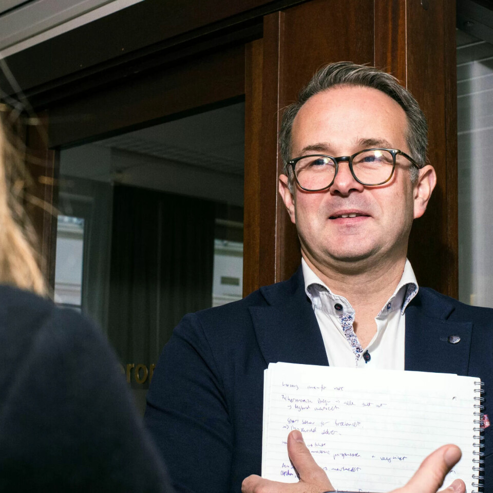 FINNER EN LØSNING: Riksmekler Mats Wilhelm Ruland har tro på at partene blir enige på et eller annet tidspunkt. FINNER EN LØSNING: Riksmekler Mats Wilhelm Ruland har tro på at partene blir enige på et eller annet tidspunkt.